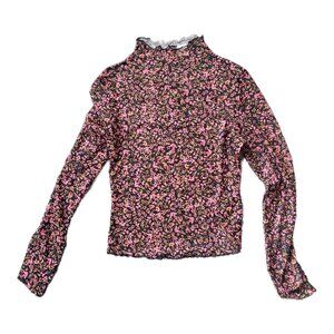 H&M Women's Long Sleeve Soft Mesh Top Size S